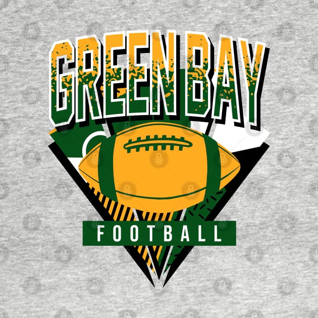 Green Bay Retro Football Gameday by funandgames